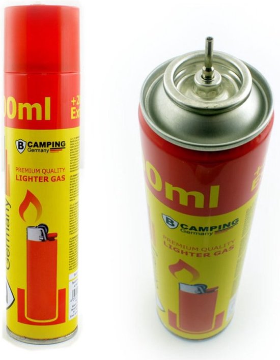 TronicXL 4x Aanstekergas om bij te vullen, butaangas voor  vlambeerbranders,... | bol.com