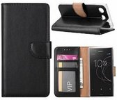 Sony Xperia XZ1 Compact Hoesje Met Pasjeshouder Bookcase Zwart