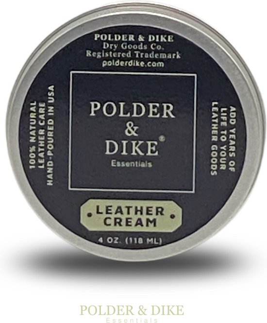 Foto: Polder dike leerverzorging leather cream leer creme leer wax leder vet leervet kleurloos