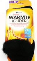 Thermosokken – Zwart – Maat 41/46 – 1 Paar – Warme Sokken – Voorkom Koude Voeten