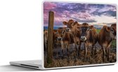 Autocollant pour ordinateur portable - 17,3 pouces - Vache - Animaux - Vaches - 40x30cm - Autocollants pour ordinateur portable - Peau pour ordinateur portable - Couverture