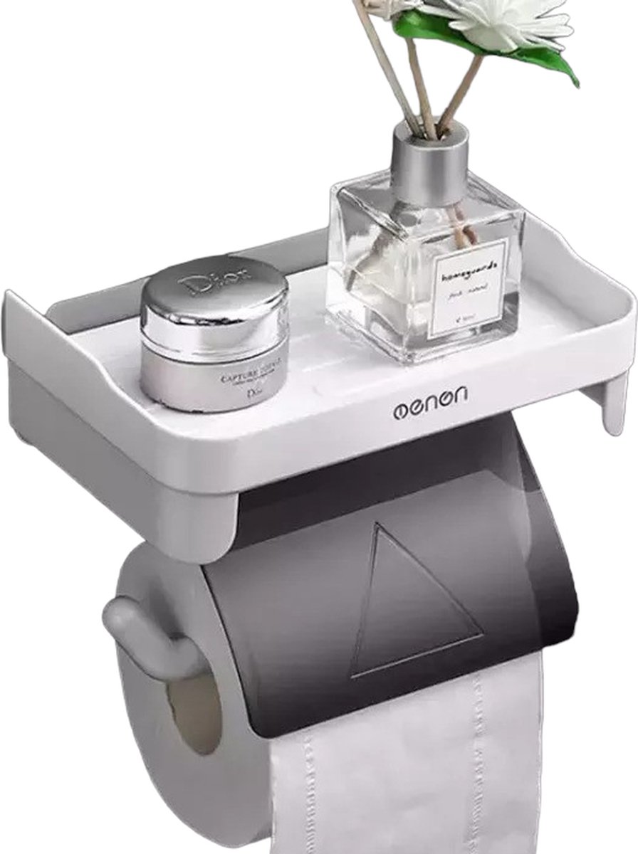 Nezr® Toiletrolhouder - WC rolhouder - Toiletrolhouder zonder boren - Toiletrolhouders - Zelfklevend