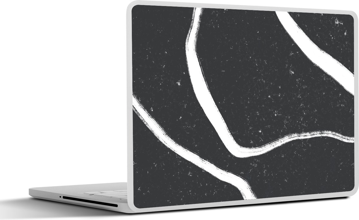 Laptop sticker - 17.3 inch - Lijn - Minimalisme - Design - 40x30cm - Laptopstickers - Laptop skin - Cover