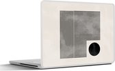 Laptop sticker - 15.6 inch - Vierkant - Minimalisme - Abstract - 36x27,5cm - Laptopstickers - Laptop skin - Cover