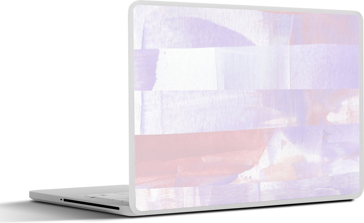 Laptop sticker - 14 inch - Pastel - Verf - Design - 32x5x23x5cm - Laptopstickers - Laptop skin - Cover