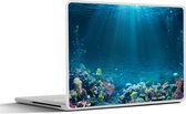 Laptop sticker - 12.3 inch - Oceaan - Vis - Koraal - 30x22cm - Laptopstickers - Laptop skin - Cover