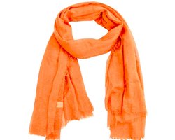 Lange Sjaal - WK/EK Voetbal - Koningsdag Oranje - 190 x 95 cm (041170#)