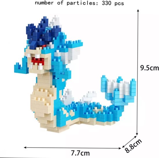 Pokemon Lego Microbrick Gyarados Lego Blokken Pokemon Speelgoed