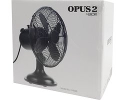 Ventilator OPUS 2 Tafelmodel 25cm zwart