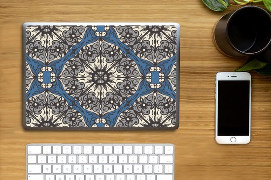 Sticker ordinateur portable - 14 pouces - Mandala - Motifs - Vintage