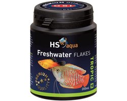 HS aqua - Freshwater Flakes voor aquariumvissen - 200 ml