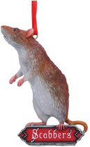 Nemesis Now - Harry Potter - Scabbers Ron Weasley Rat Hanging Festive Decorative Ornament 9cm