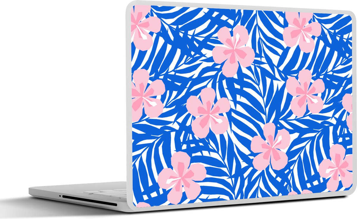 Laptop sticker - 12.3 inch - Hawaii - Bloesem - Tropisch - Patronen - 30x22cm - Laptopstickers - Laptop skin - Cover