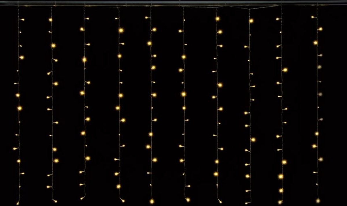Kerstverlichting Sling Waterval 150 warm wit 2 meter bol