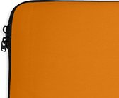 Laptophoes 14 inch - Oranje - Seizoenen - Herfst - Kleur - Laptop sleeve - Binnenmaat 34x23,5 cm - Zwarte achterkant - Back to school spullen - Schoolspullen jongens en meisjes middelbare school - Macbook air hoes - Chromebook sleeve