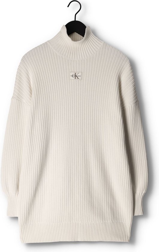 Calvin Klein Badge Loose Sweater Dress Jurken Dames - Rok - Jurk