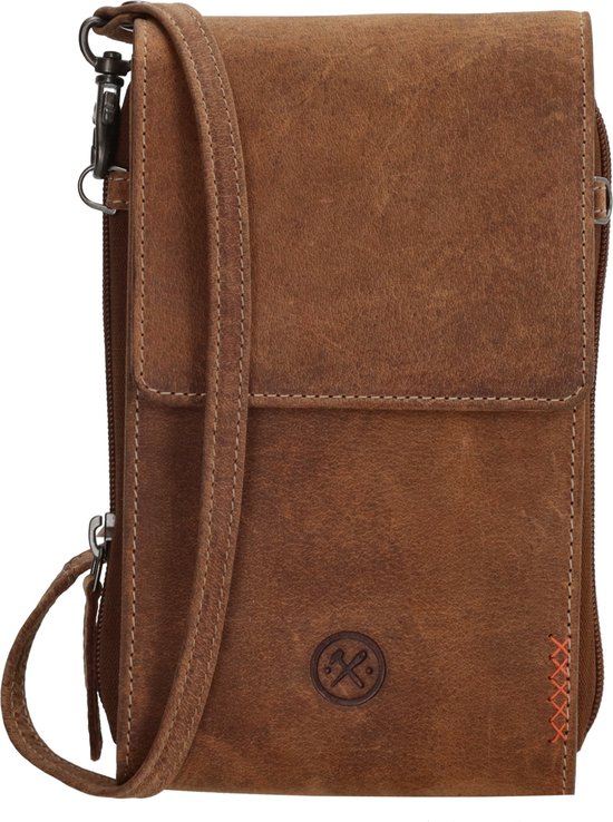 Sac pour téléphone Hide & Stitches Idaho - Marron