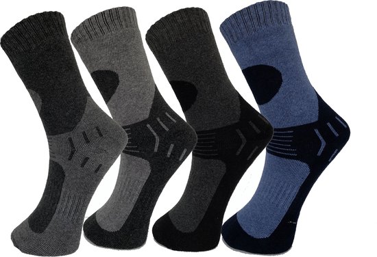 Warme Angora-wollen sokken voor dames en heren, wintersokken voor de kou, gemaakt in Italië, halverwege de kuit. (3 verpakkingen of 6 stuks), 3 x ANGORA DARK KLEUREN, 39-42