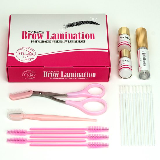 MURLEY'S Brow Lamination Kit -  Brow lift - Starterkit - Wenkbrauwlifting Set - Langdurig Perfecte Wenkbrauwen - MURLEY'S