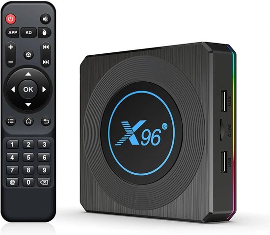 Boîtier TV X96 X4 avec codec vidéo 8K 4/64 GB | bol.com