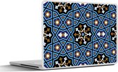 Laptop sticker - 15.6 inch - Mozaïek - Azië - Patronen - 36x27,5cm - Laptopstickers - Laptop skin - Cover