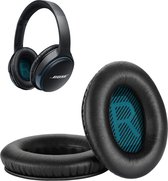 Set Oorkussens geschikt voor Bose QuietComfort 35 ii / 35 / 25 / 15 / 2 / Soundtrue - Soundlink Around-Ear AE2 / AE2W / AE2I - Oorkussens voor koptelefoon - Ear pads headphones zwart / blauw