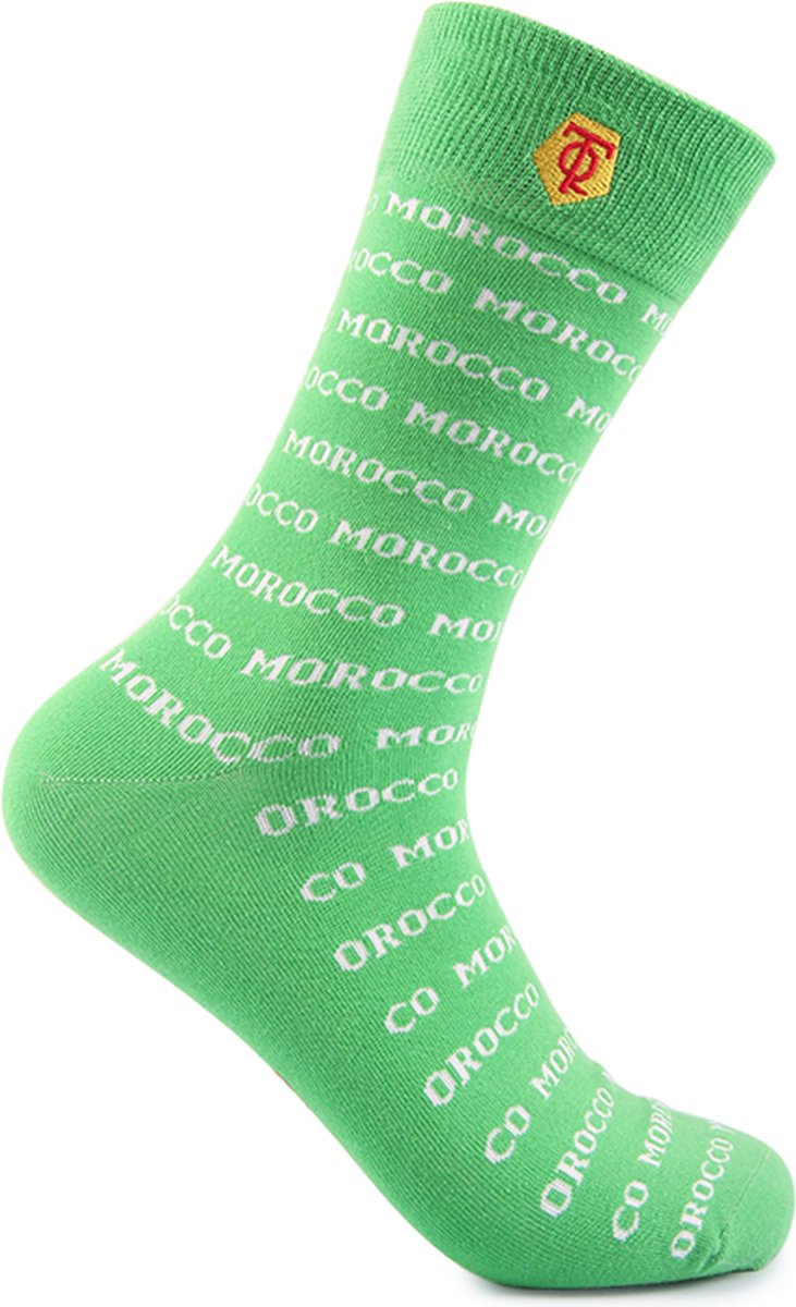 TQASER heren sokken Marokko all over 41-45