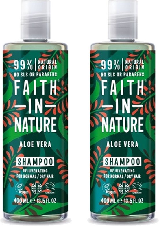 Foto: Faith in nature shampoo aloe vera 2 pak