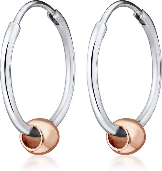 YADOCA Oorbellen Zilver 925, Creolen Zilver/Goud Oorbellen Dames YADOCA Oorbellen Zilver 925, Creolen Zilver/Goud Oorbellen Dames