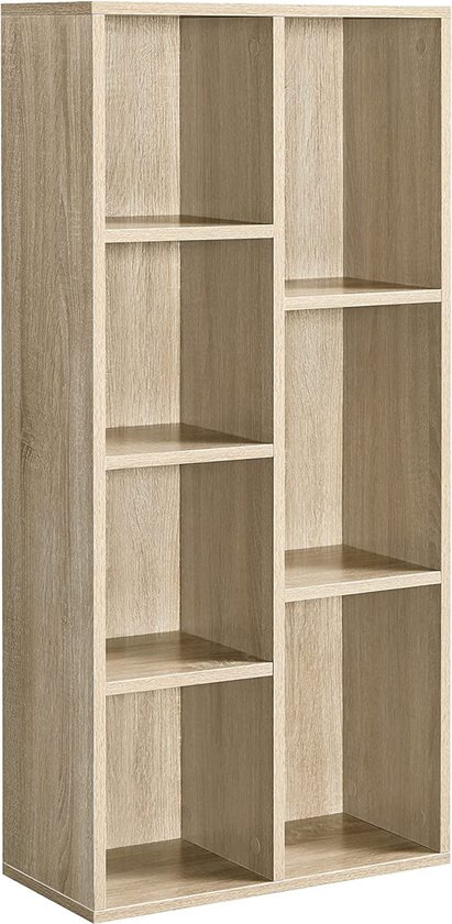 COSTWAY Boekenkast, boekenkast met 8 vakken, kantoorplank, kubusplank COSTWAY Boekenkast, boekenkast met 8 vakken, kantoorplank, kubusplank