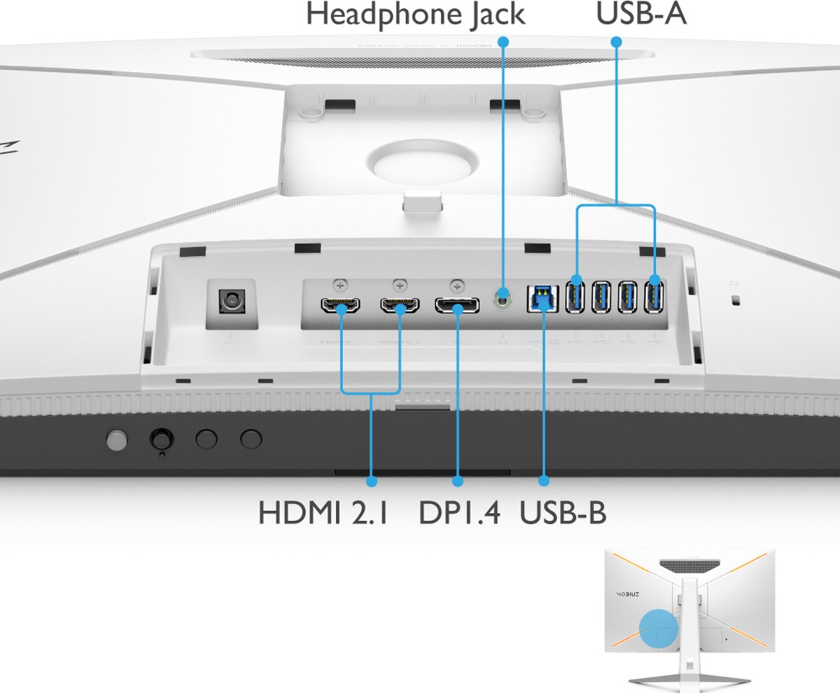 BenQ 4K Ultra HD Gaming Monitor Mobiuz EX2710U - Beeldscherm - afbeelding 3