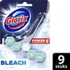 Glorix Power 5 Bleek WC Blokjes - 9 stuks - Voordeelverpakking