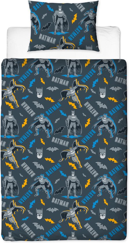 dekbedovertrek - eenpersoons grijs - Bat-Man 1 persoons | bol.com