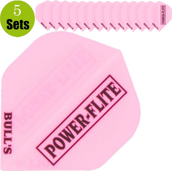 Bull's Powerflite L 5-pack Pink