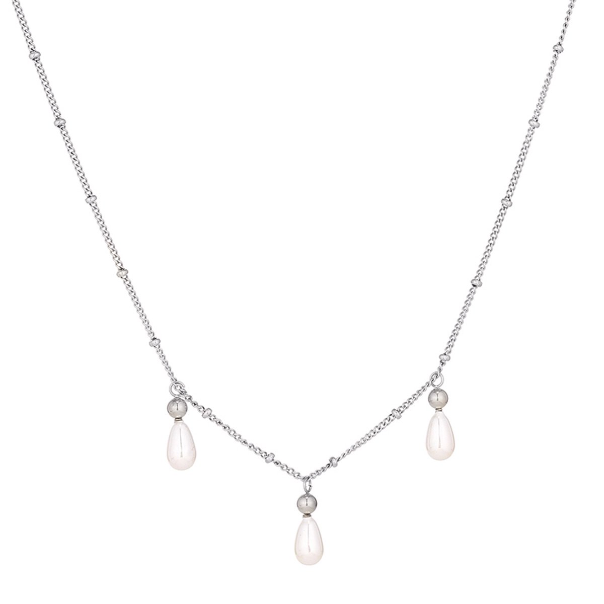 Victorious Dames Ketting - Zilver - Model: Romantic