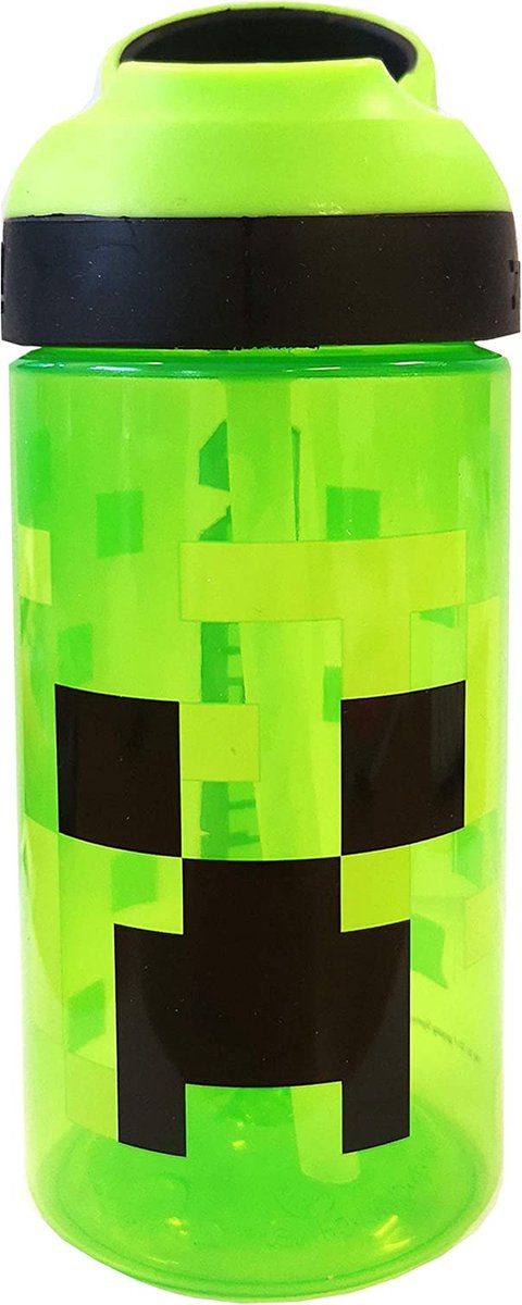 Gourde Creeper - Minecraft - vert plastique sans bpa boîte à lunch