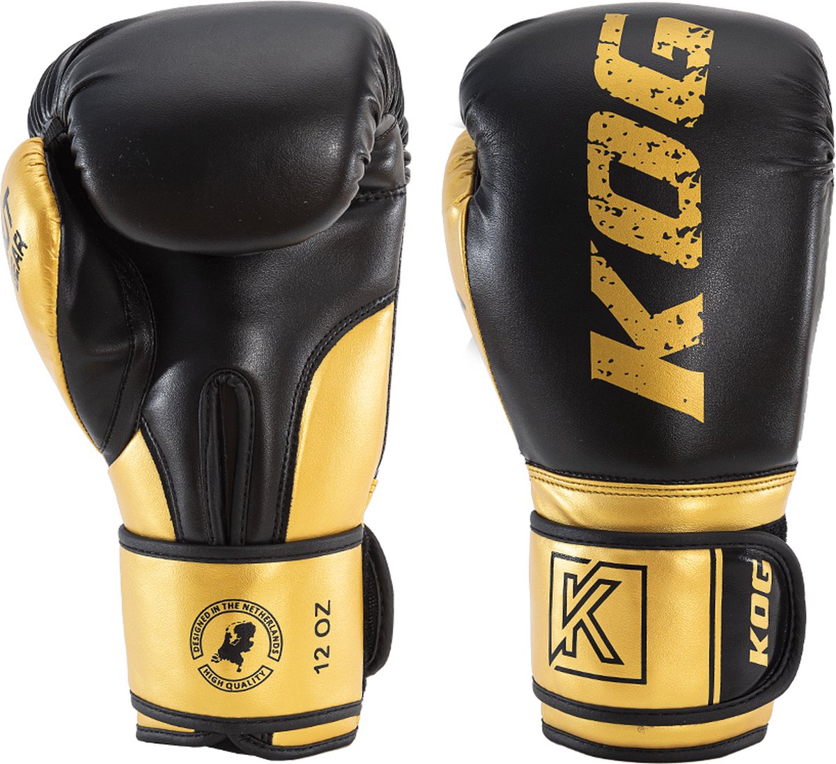 Knockout Gear Bokshandschoenen Zwart/Goud - 8 oz