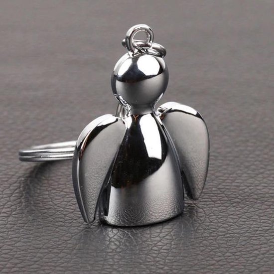 Sleutelhanger Cadebo - Beschermengel - Zilver - Gratis Verzonden