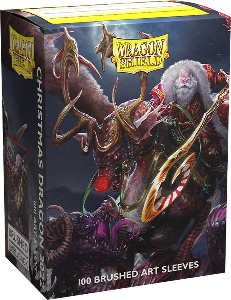 Dragon Shield Brushed Art Sleeves: Christmas 2022 (100 Sleeves)