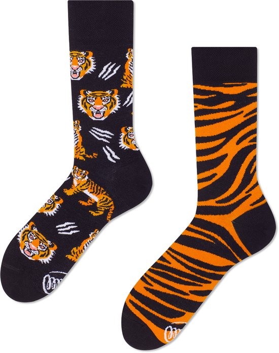 Many Mornings unisex sokken Feet Of The Tiger - Unisex - Maat: