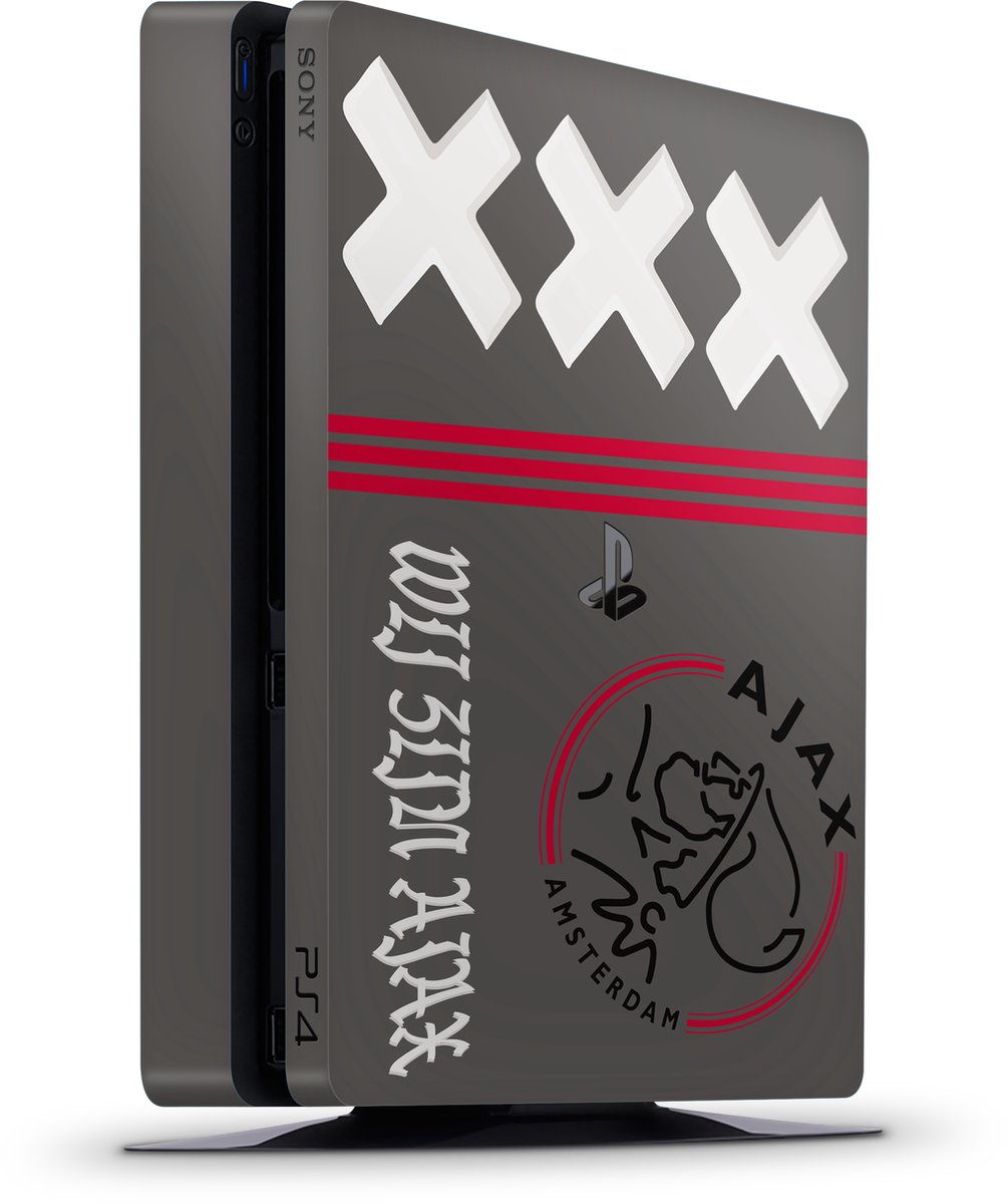 Playstation 4 Slim Console Skin AJAX AMSTERDAM PS4 Slim Sticker