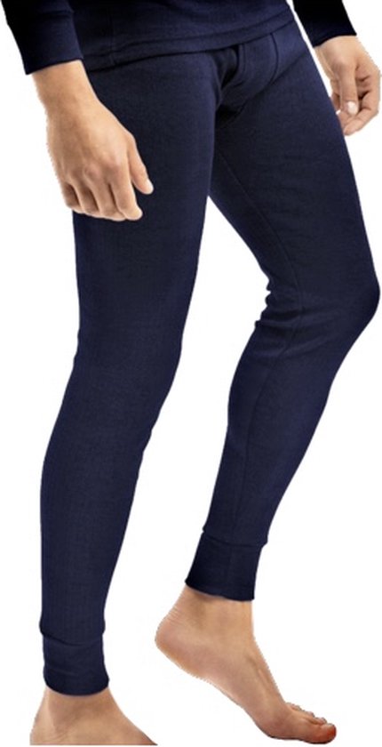 ZiiLay Stretch Thermojeans Tapered Slim Fit SUPER-Zacht Fleece Heren Thermobroek Winterbroek gevoerde Winterjeans, Retro Blue., 31W / 32L