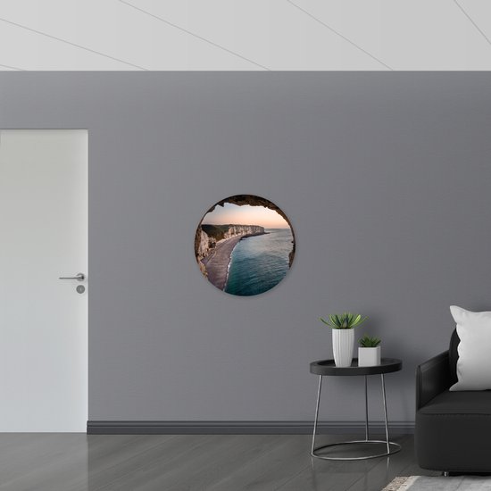 WallClassics - Cercle mural en panneau de mousse PVC - Judas au-dessus de Water - Photo 70 x 70 cm sur cercle mural (avec système de suspension)