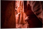 WallClassics - Acrylglas - Lower Antelope Canyon - 90x60 cm Foto op Acrylglas (Wanddecoratie op Acrylaat)