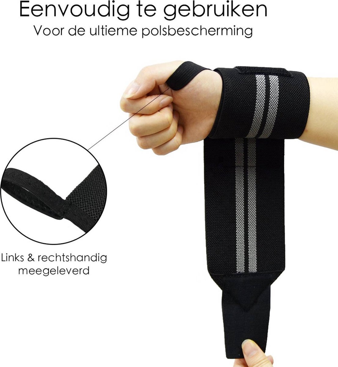 2x Bracelets Fitness & CrossFit - Protège-poignets - Musculation
