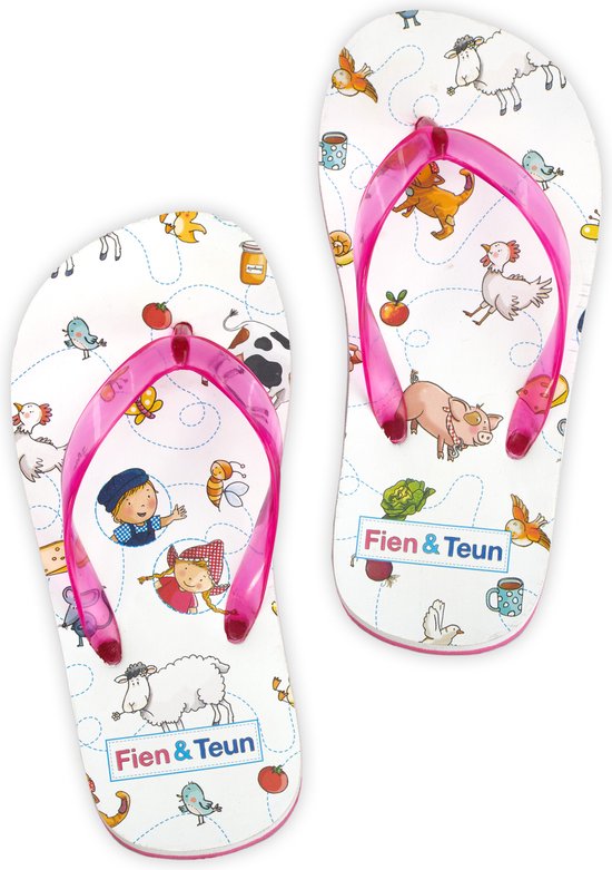 Fien & Teun - Slippers - roze - 29/30