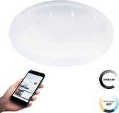 EGLO connect.z Totari-Z Smart Plafonnier - Ø 38 cm - Wit - Lumière blanche orientable - Dimmable - Zigbee