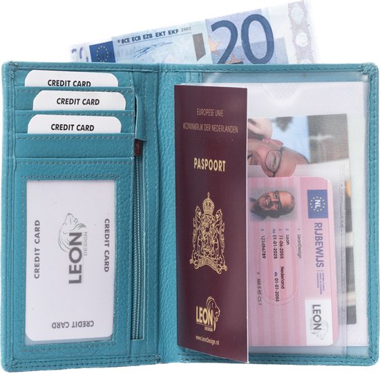 Paspoort hoesje - Paspoorthouder - Paspoorthoes - Paspoort organizer - Paspoort portemonnee - Card holder - Travel - Paspoort - Paspoort cover - Paspoort houder - Travel wallet - Paspoort portemonnee - Documentenmap - Reisportemonnee - Cadeau - Sale