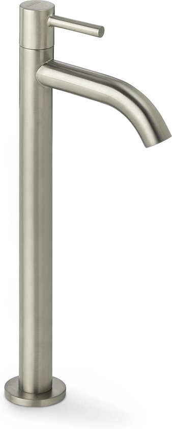 Blaufoss Multa robinet de fontaine surélevé CoolMetal brossé | bol