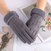 Damesmode Touchscreen Handschoenen - Grijs